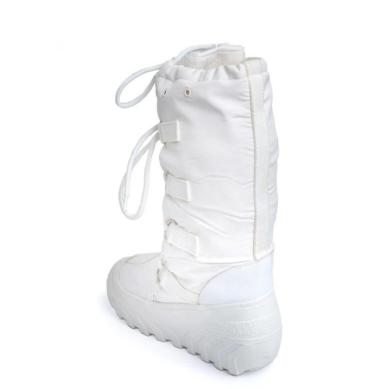 Genuine Italian Military snow boots warming heat retention upper laces white NEW - GoMilitar