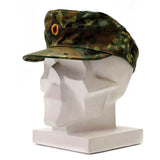Äkine Original German Army Flecktarn Cap BW Woodland Camo Military Hat Ny