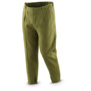 Genuine Romanian army wool field trousers combat pants Khaki OD Green Romania - GoMilitar