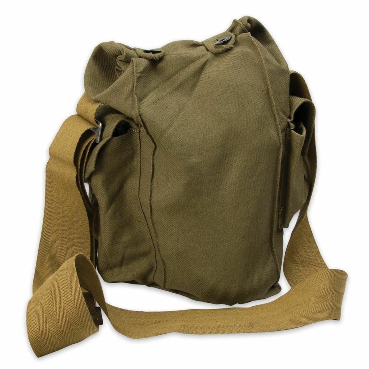 Äkta sovjetiska ryska arméöverskott Canvas Military Shoulder Gas Mask Bag GP-5.