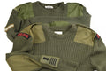 Äkta tröja British Army Pullover Commando Green Olive Wool Men Jumper