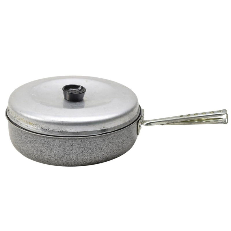 Genuine Sweden army Trangia Frypan lid 726 stainless steel mess tins pan set - GoMilitar