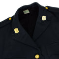 Äkta svenska armé infanteri blå parade uniform Sverige militär klänningjacka