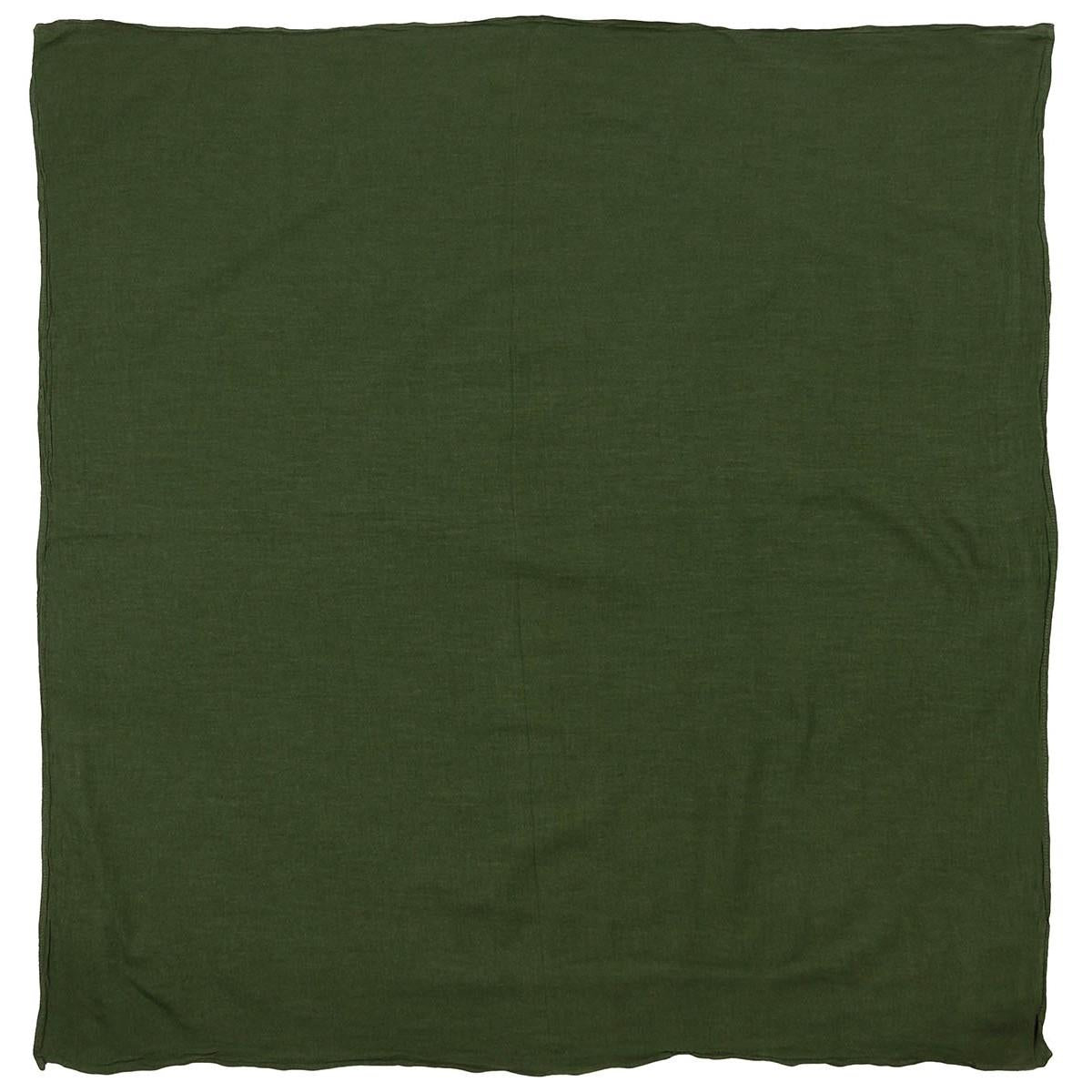 Äkta svenska militära bandana -halsduk 80x80 cm grön lätt och andas ny