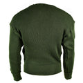 Äkta svenska militära tröja jumper grön ulltröja full zip cardigan ny