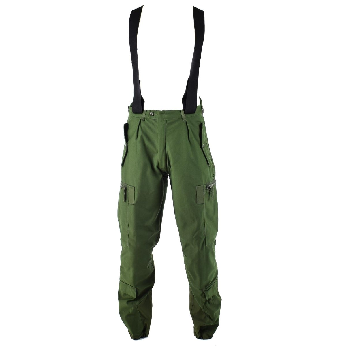 Äkta svenska termiska tankbyxor M90 Olive BDU -byxor med hängslen övergripande nya