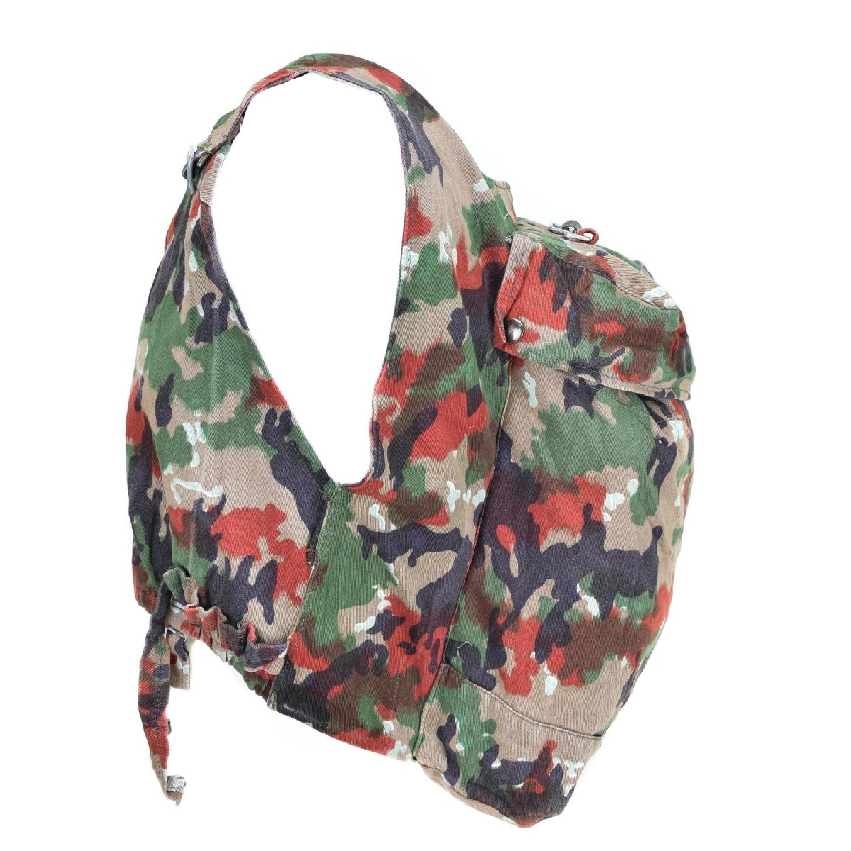 Äkta schweiziska arméstrid Taz 83 Camo Vest ryggsäck dagspack militär Schweiz
