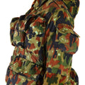 Äkta schweiziska arméjacka M70 Alpenflage Camo Sniper Combat Hooded Parka