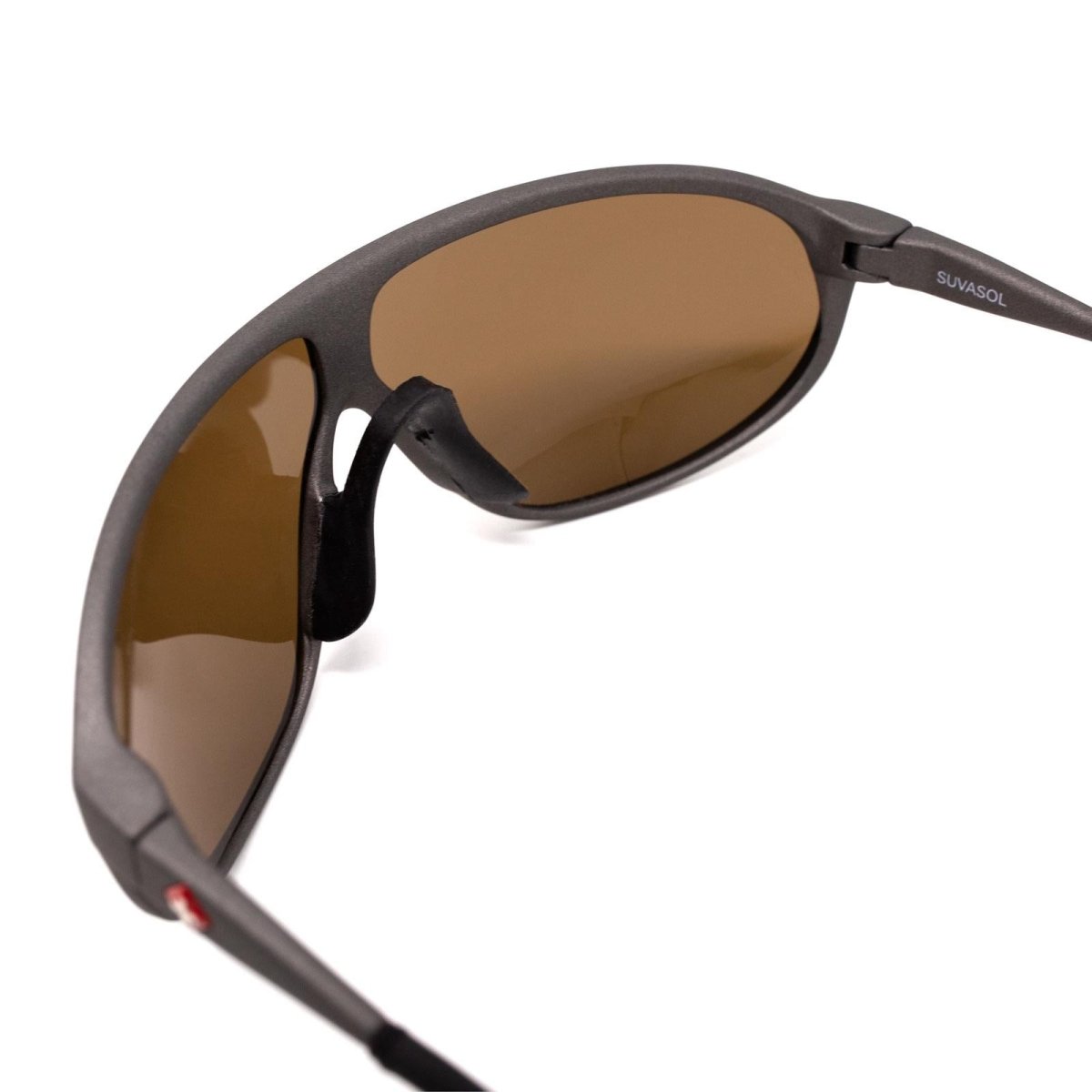 Äkta schweiziska armé Suvasol solglasögon Black W Case Mountain Alpine Glasses New