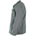 Äkta schweiziska arméarbetsjacka denim militärjacka grå vintage överskott