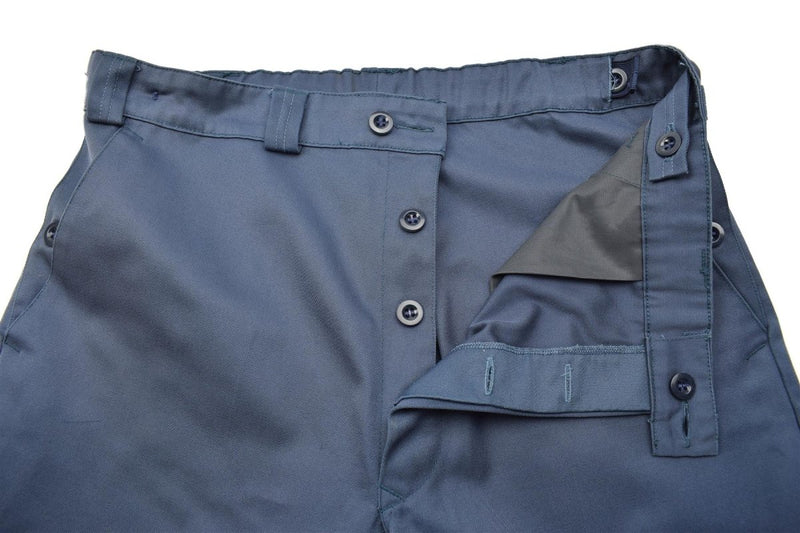 Äkta schweiziska civilförsvarsbyxor Blue Pants Combat Schweiz Military New