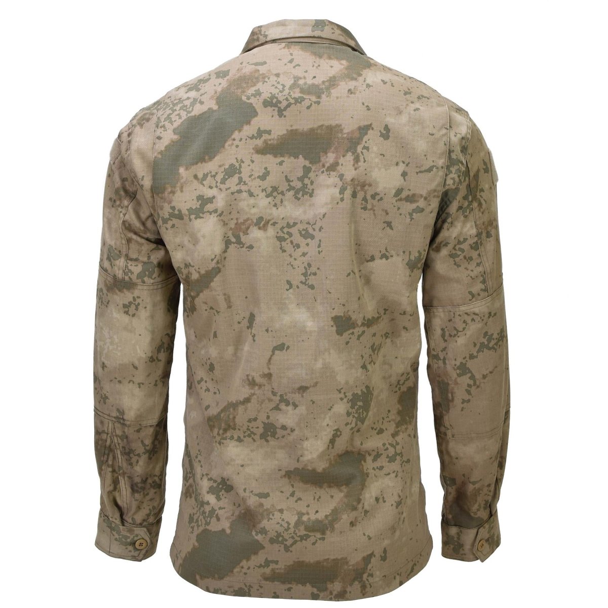Äkta turkisk armé enhetlig jacka ripstop armerade armbågar M2018 camo