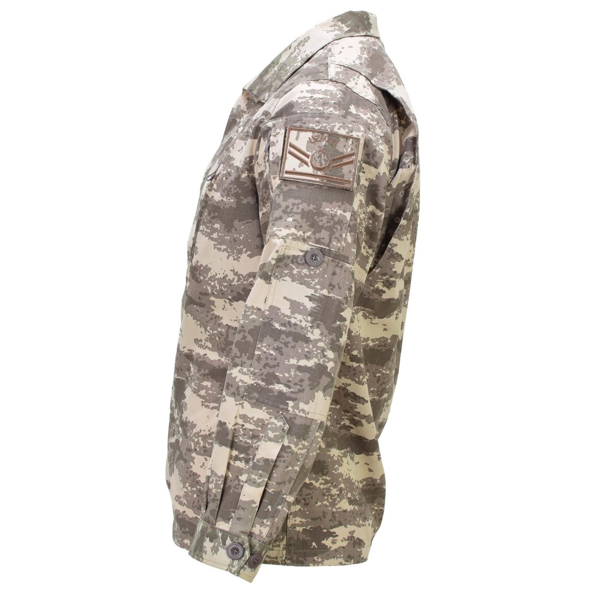 Äkta turkiska original enhetlig jacka ripstop armerade armbågar M2021 camo
