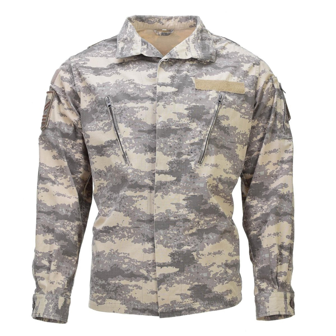 Äkta turkiska original enhetlig jacka ripstop armerade armbågar M2021 camo