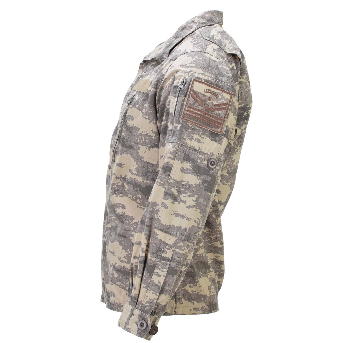Äkta turkiska original enhetlig jacka ripstop armerade armbågar M2021 camo