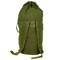 Äkta US Army Duffel Bag Stor militär olivgrön säck Canvas Sea Sack Pack
