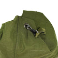 Äkta US Army Duffel Bag Stor militär olivgrön säck Canvas Sea Sack Pack