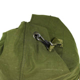 Äkta US Army Duffel Bag Stor militär olivgrön säck Canvas Sea Sack Pack