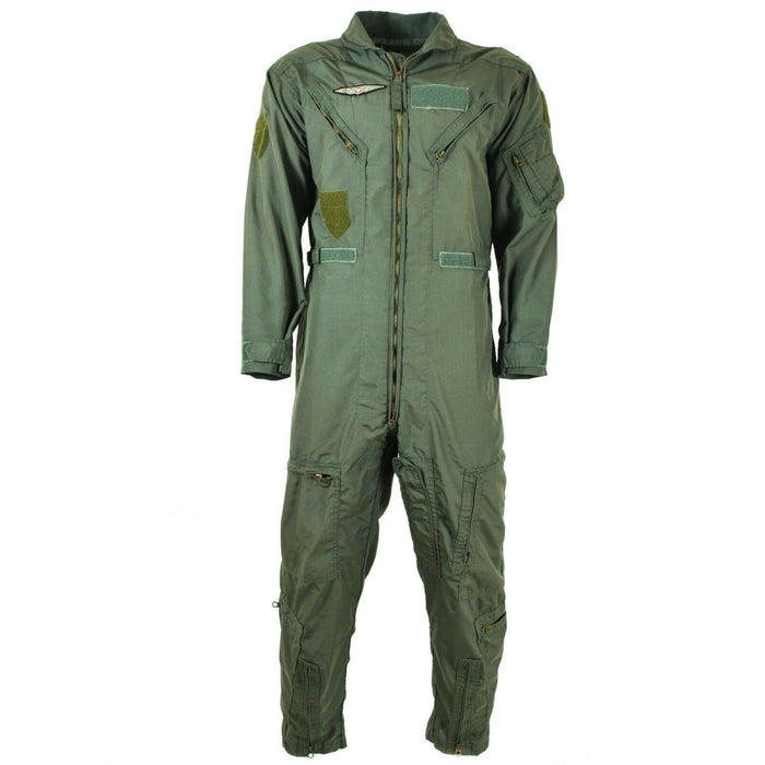 Äkta U.S. Military USAF CWU-27/P Flygdräkt Overall Brandsäker Grön - GoMilitar