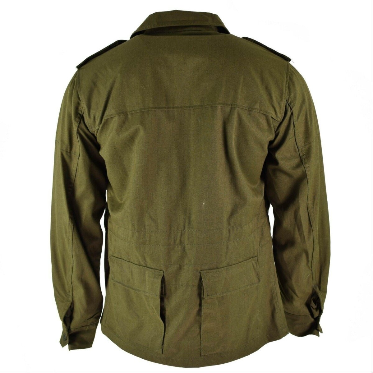 Äkta vintage tjeckiska arméfältjacka M85 Militär olivgrön militär CZ