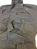 Äkta vintage tjeckiska arméfältjacka M85 Militär olivgrön militär CZ