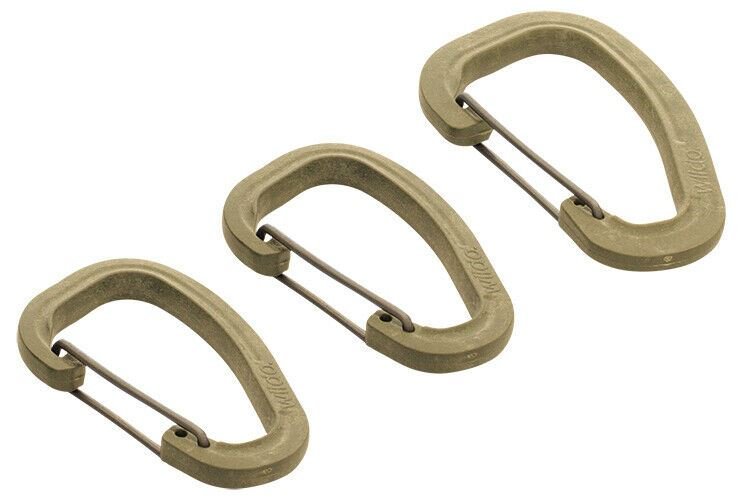 Äkta Wildo -tillbehör Carabiner Set Od 3st Lightweight Robust Clips