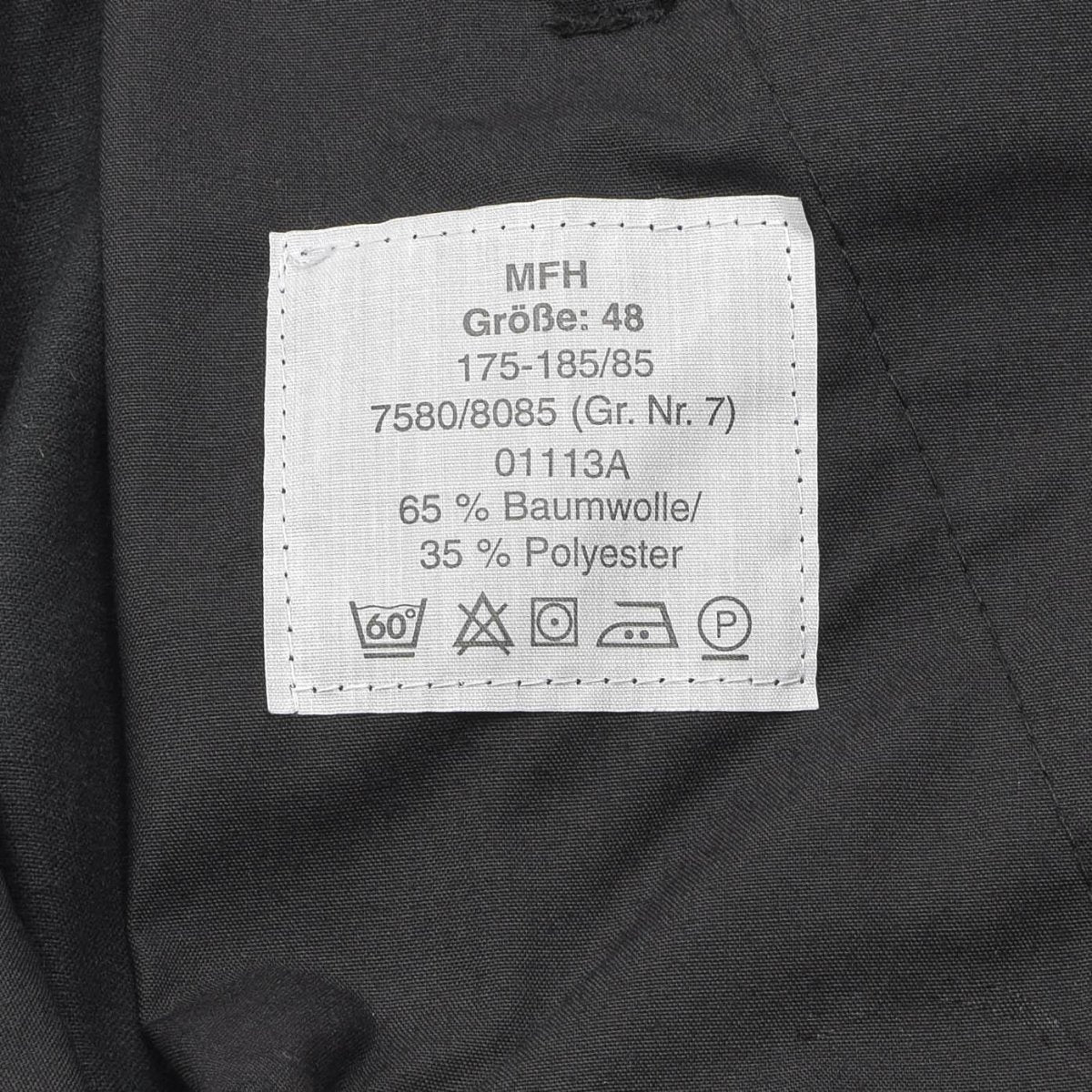 Tysk arméstil BDU -lastbyxor svart hållbar strids uniform klassiska byxor