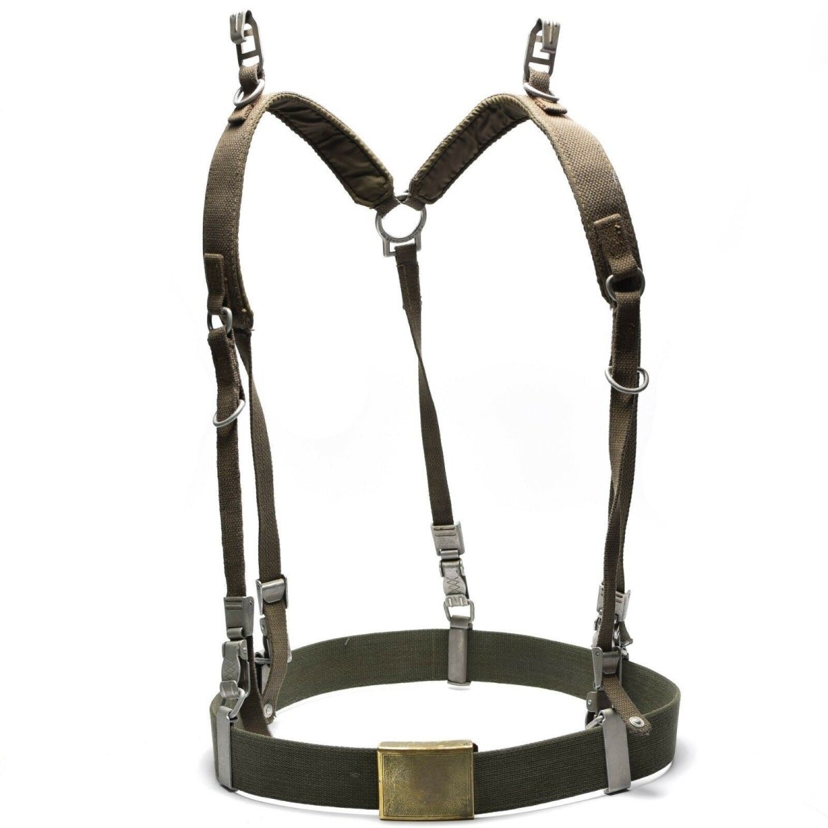 Tysk armé y-remsuspender bälte webbbing set System Tactical Harness Pack