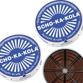 Tysk energi mjölkchoklad scho-ka-kola helmjölk 100 g tennburk blå