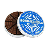 Tysk energi mjölkchoklad scho-ka-kola helmjölk 100 g tennburk blå