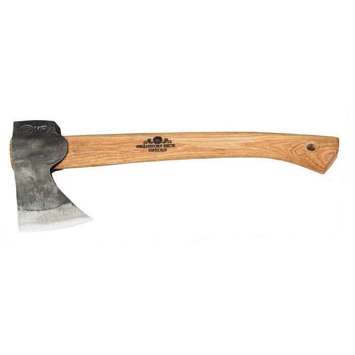 Gransfors 415 Hatchet Bushcraft Wild Axe Kolstål Hickory Wood Handtag - GoMilitar