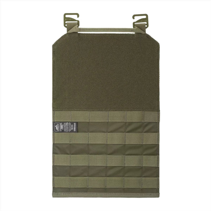 Helikon Tex MOLLE ryggsäcksinsats panelorganisator i skugggrå med kardborrefästen och modulära webbing