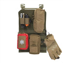 Helikon Tex Backpack Insert Panel Organizer MOLLE Krokögla Shadow Grey