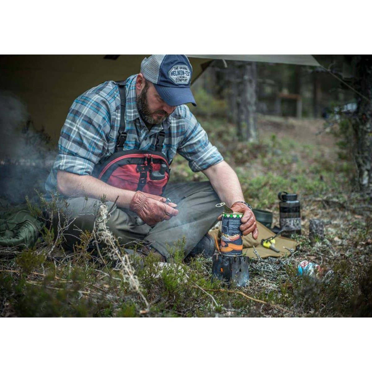 Helikon-Tex Chest Pack Numbat midjepaket arrangör Velor Panel Army Style Pack