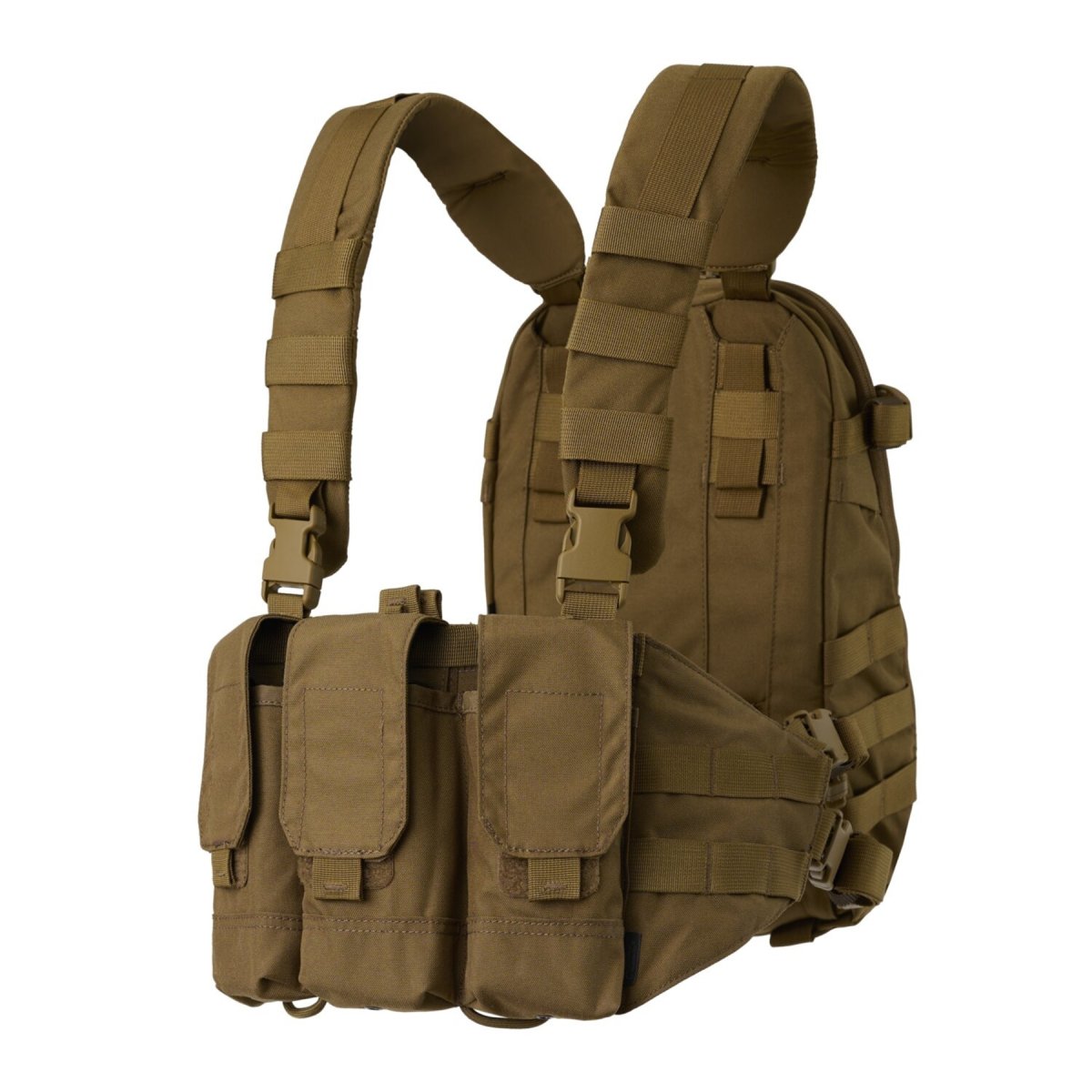 Helikon-Tex Chicom Tactical Chest Rig Justerbar Harrnes Woodland Camo