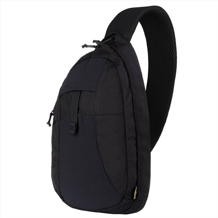 Helikon-Tex EDC Sling Ryggsäck 6,5L i svart Cordura nylon med vadderad rem och flera fack med blixtlås