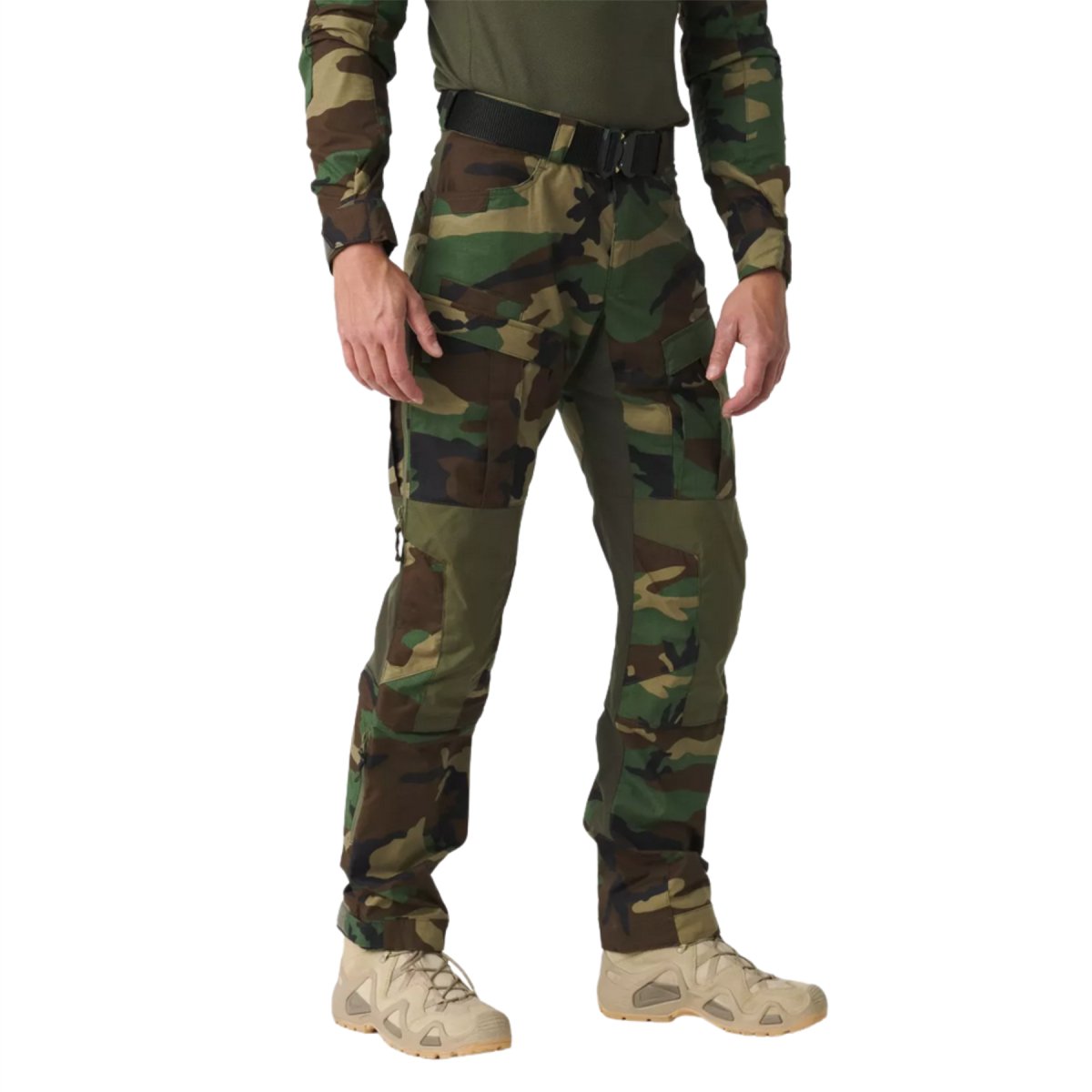 Helikon-Tex MCDU Tactical Pants Ripstop Ventilation Knäförstärkningar Woodland