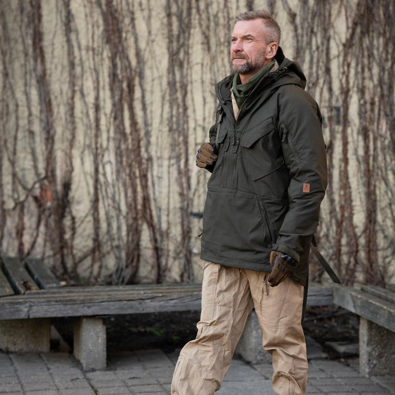 Helikon-tex piligrim anorak jacka brandmotstånd snabbt torrt vaxbusk