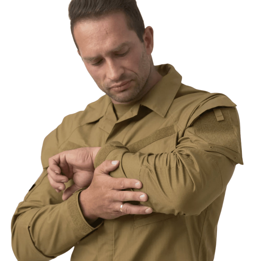 Helikon-Tex Raid Shirt Tactical Armerade armbågar Ventilation Manschettjustering