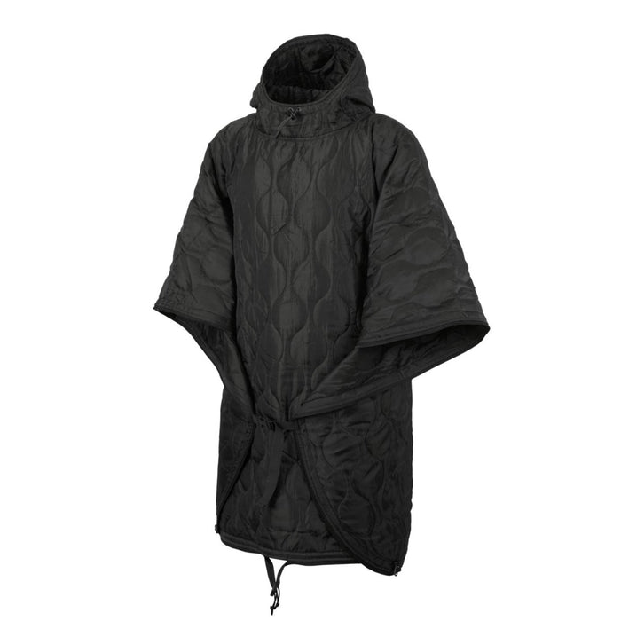 Helikon - Tex SWAGMAN ROLL Basic Poncho Tjock vintervaddsfilt Quilt Svart - GoMilitar
