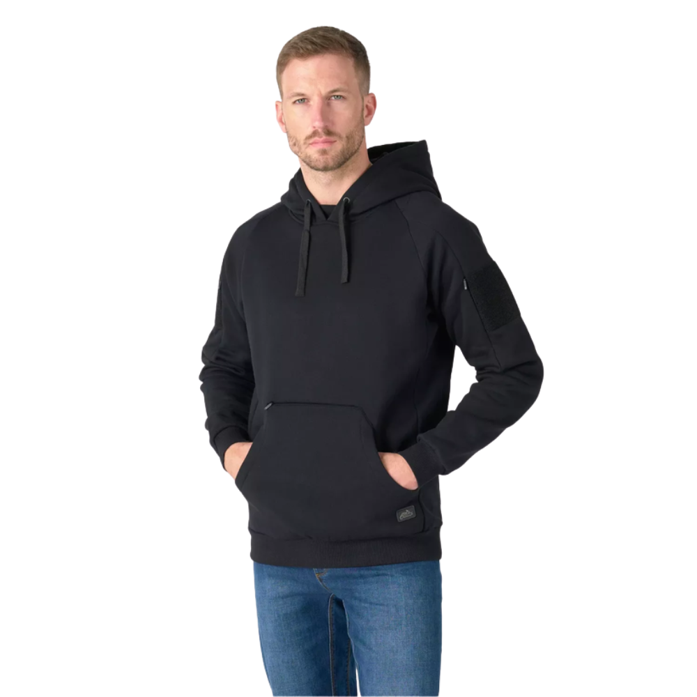 Helikon-Tex Urban Hoodie Lite Kangaroo Tactical Outdoor Cotton Blend Svart