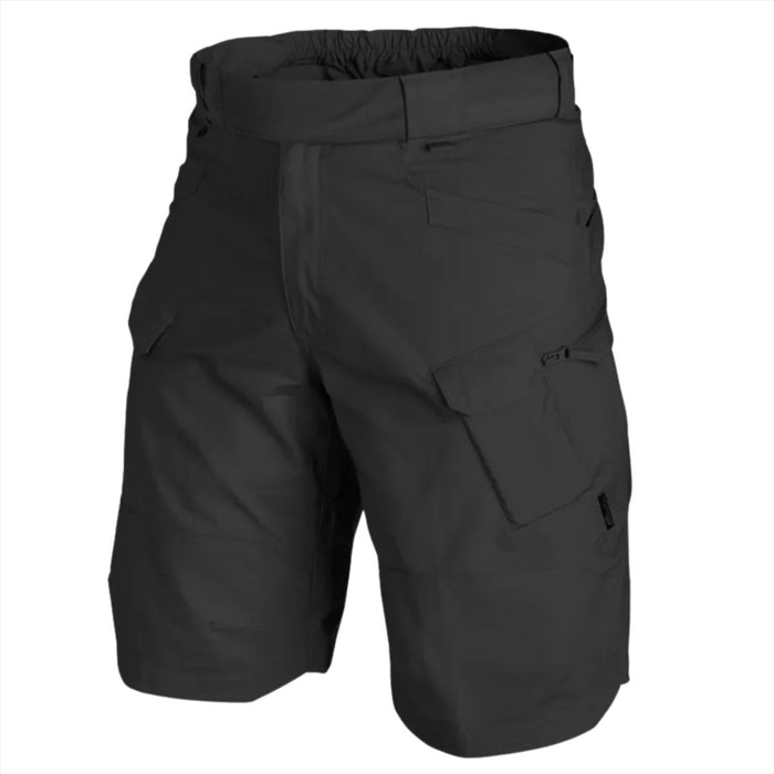 Helikon-Tex Urban Tactical Shorts Cargofickor PolyCotton Ripstop Svart - GoMilitar