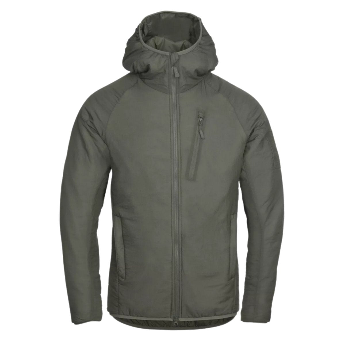 Helikon-Tex Wolfhound Hoodie Jacka Nylon Windpack Isolerad Woodland Camo
