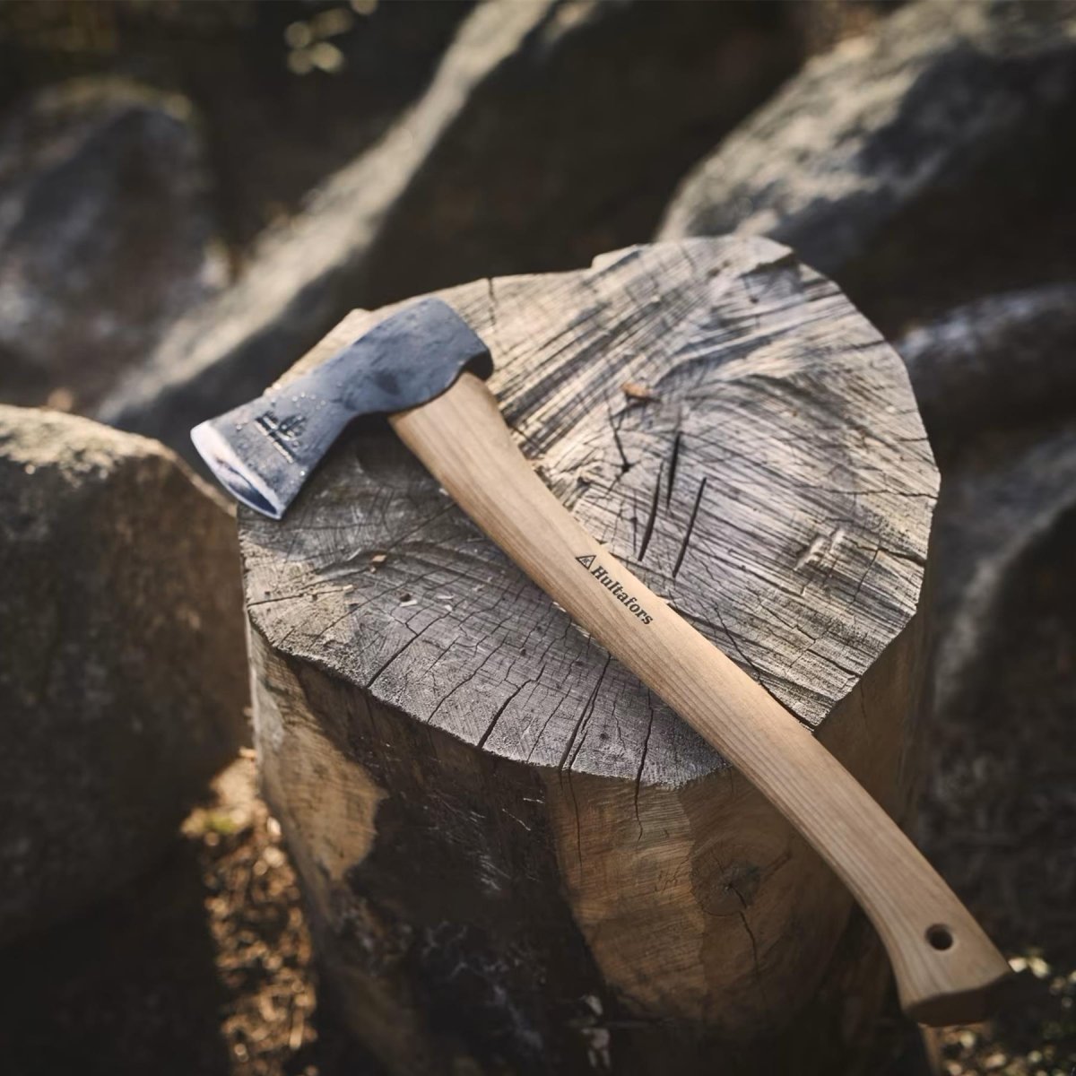 Huldaforer Ekelund Hunting Axe Hickory Shaft Carbon Steel Head Gardening Hatchet