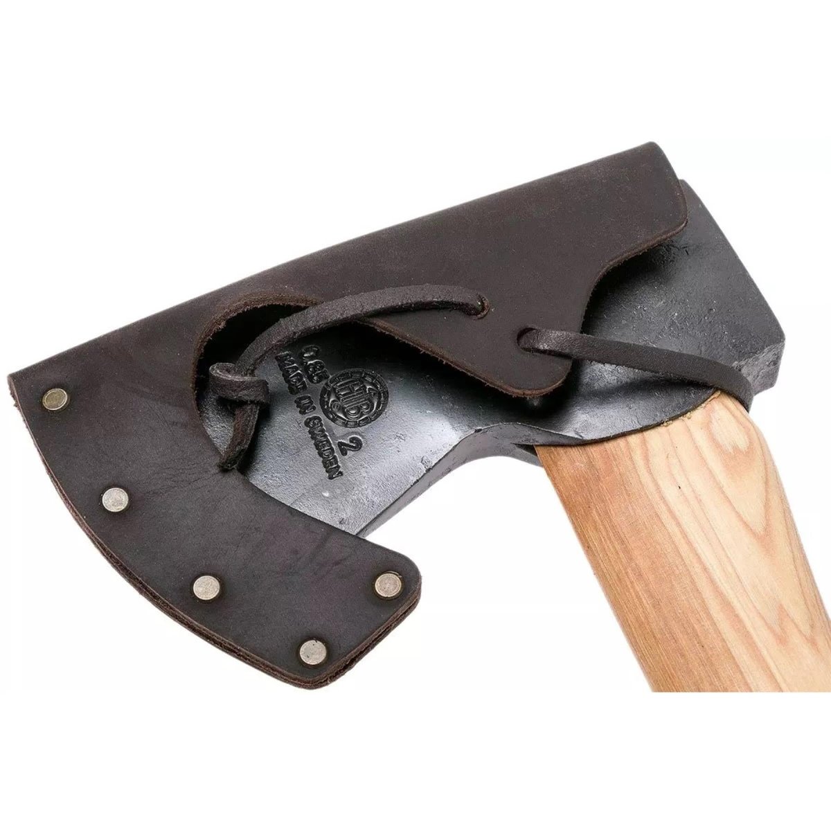 Hultafors qvarfot Felling Ax Long Hickory Shaft SHARPED CARBARLE STÅL Huvud