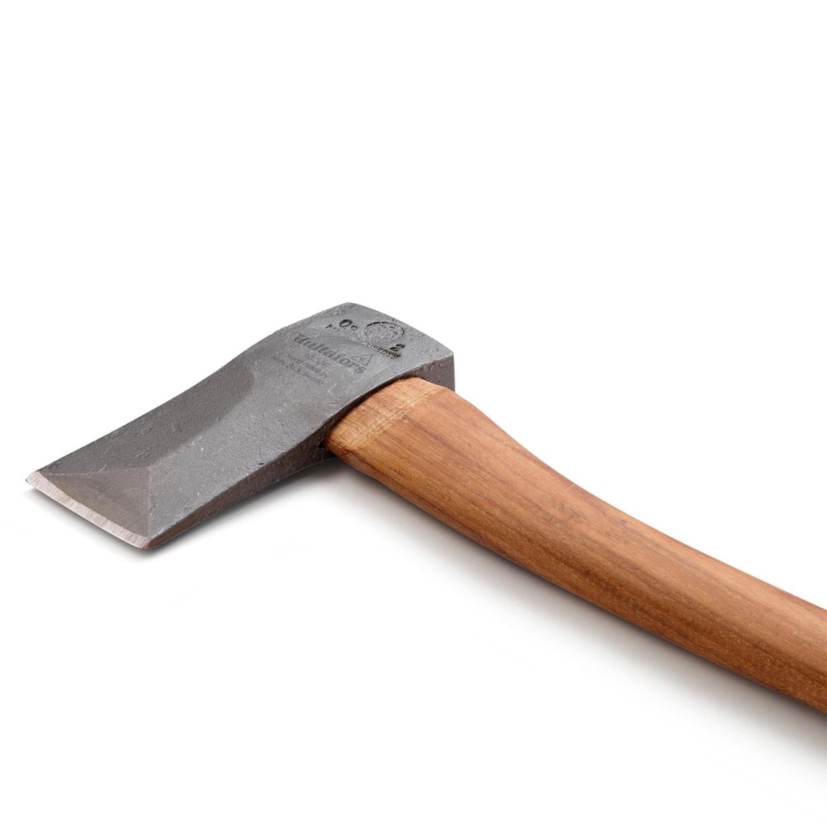 Huldaforer som delade axelhandsmidd Hatchet Sand sprängt beläggning Hickory handtag