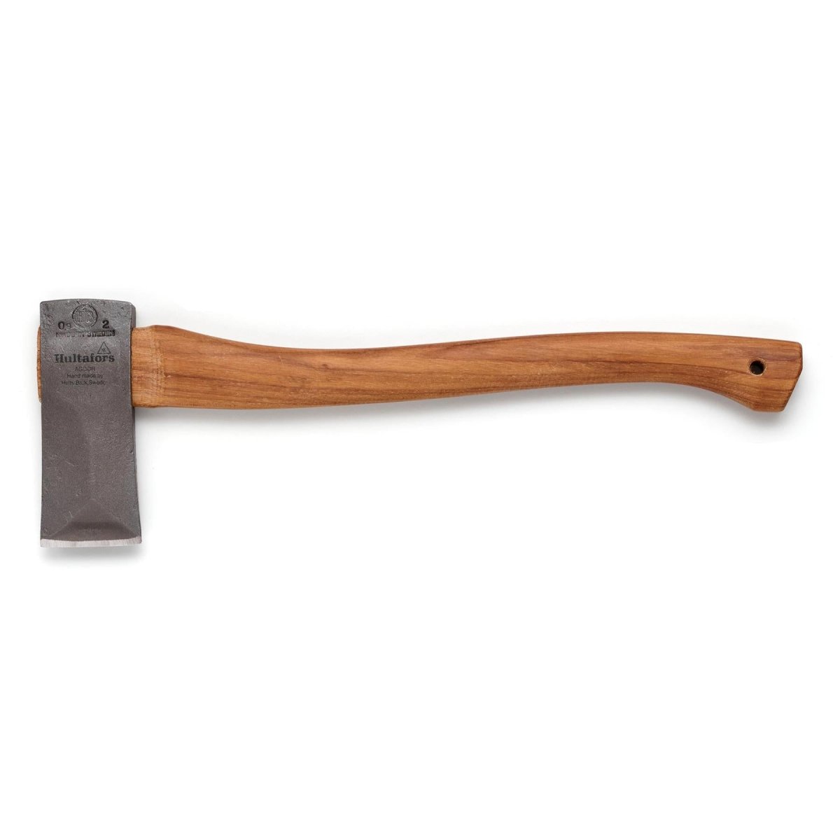 Huldaforer som delade axelhandsmidd Hatchet Sand sprängt beläggning Hickory handtag