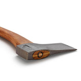 Huldaforer som delade axelhandsmidd Hatchet Sand sprängt beläggning Hickory handtag