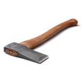 Huldaforer som delade axelhandsmidd Hatchet Sand sprängt beläggning Hickory handtag