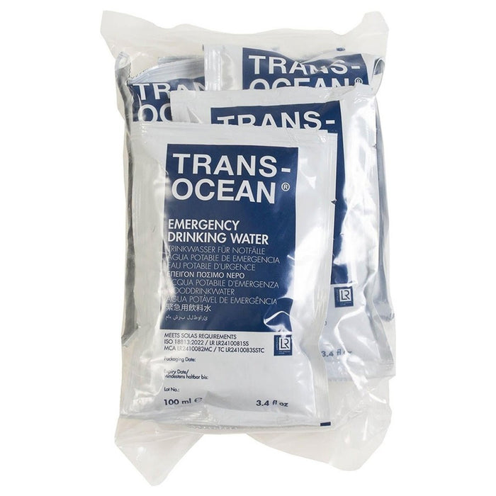 Katadyn Brand Trans - Ocean Emergency Drinking Water Ration Pack (5x100 ml) på burk - GoMilitar
